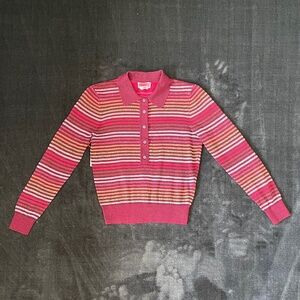 Kate Spade Lurex Knit Polo